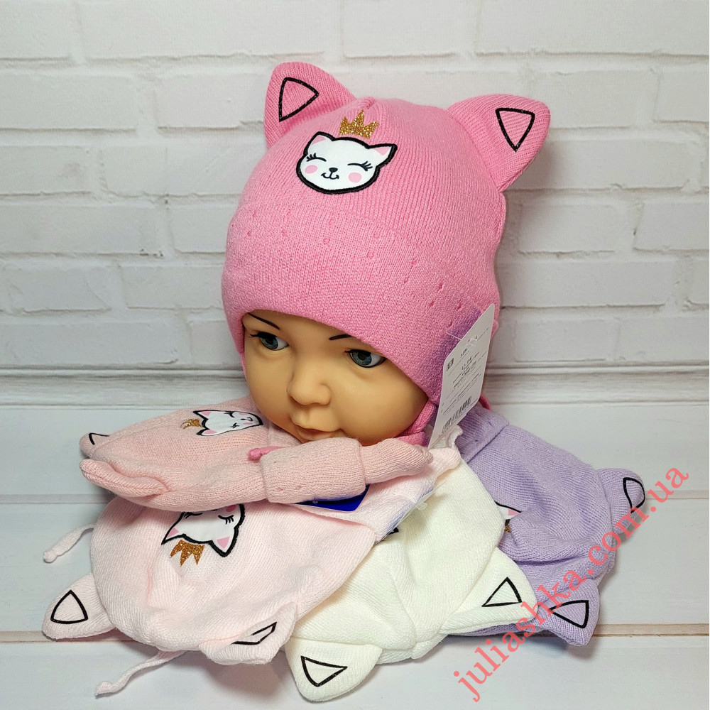 3259 AGBO(42-44р.дитяча в’язана шапка)