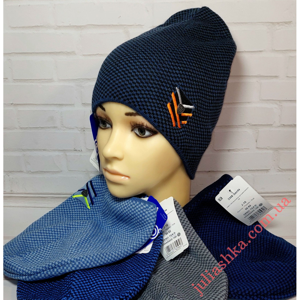 3308 AGBO(50-52р.дитяча в’язана шапка)