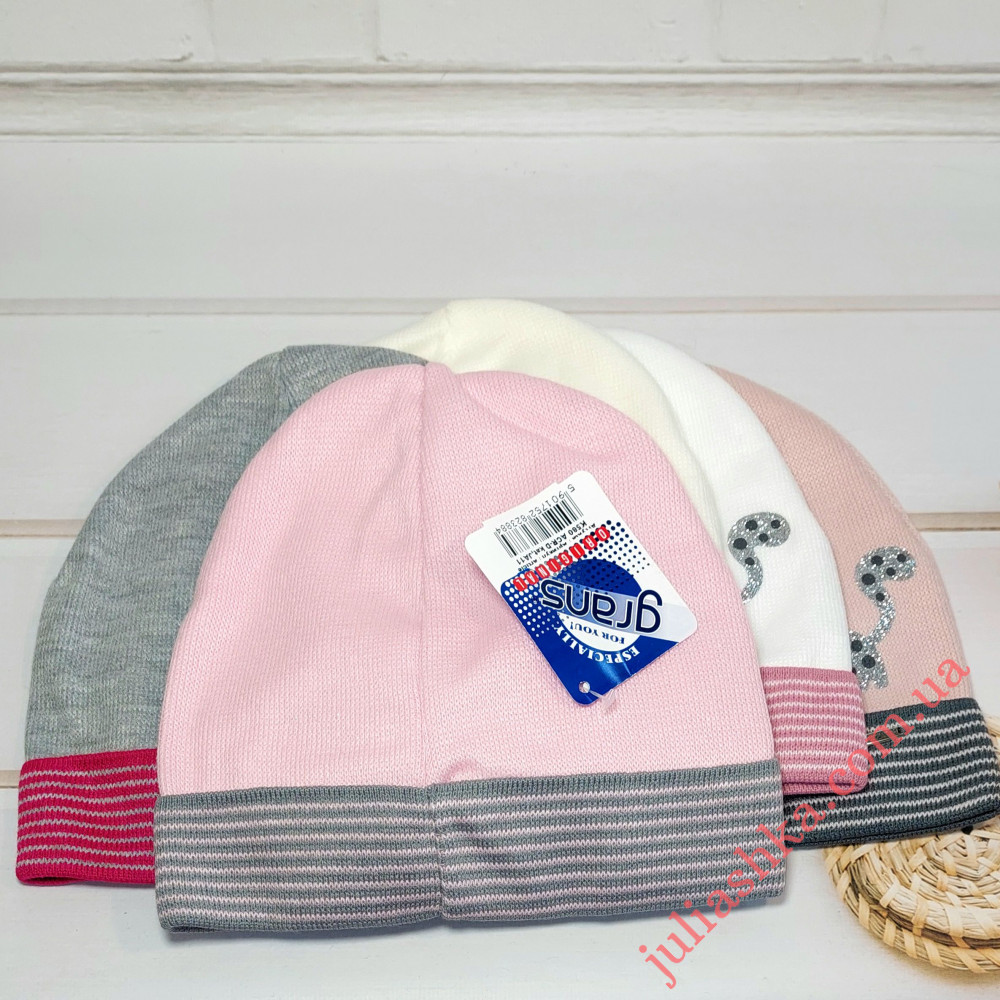 K560-D GRANS(48-50р.детская вязаная шапка)