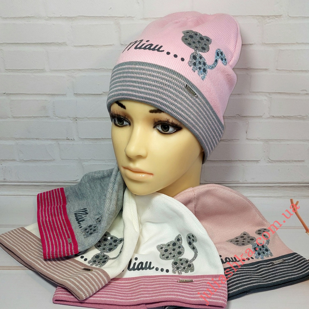 K560-D GRANS(48-50р.дитяча в’язана шапка)