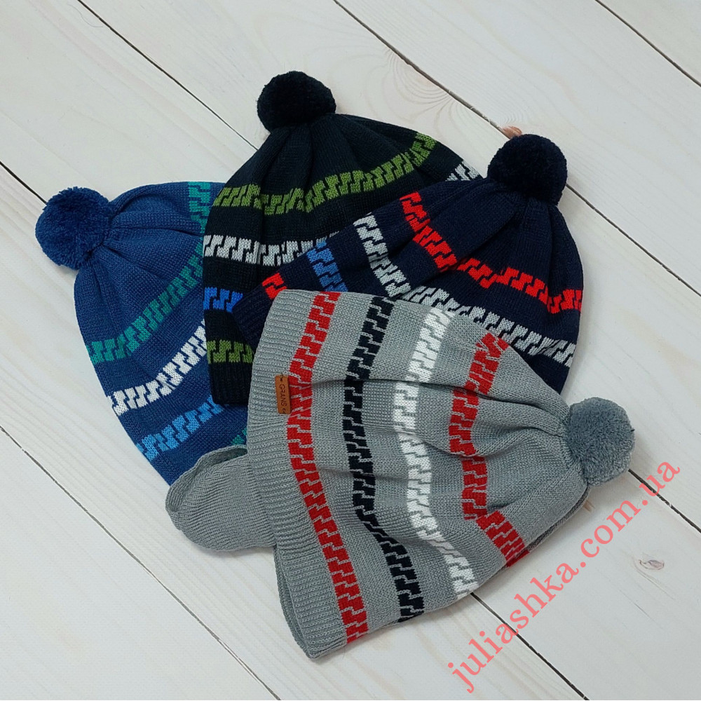 Ku519-D GRANS(48-50р.детская вязаная шапка)