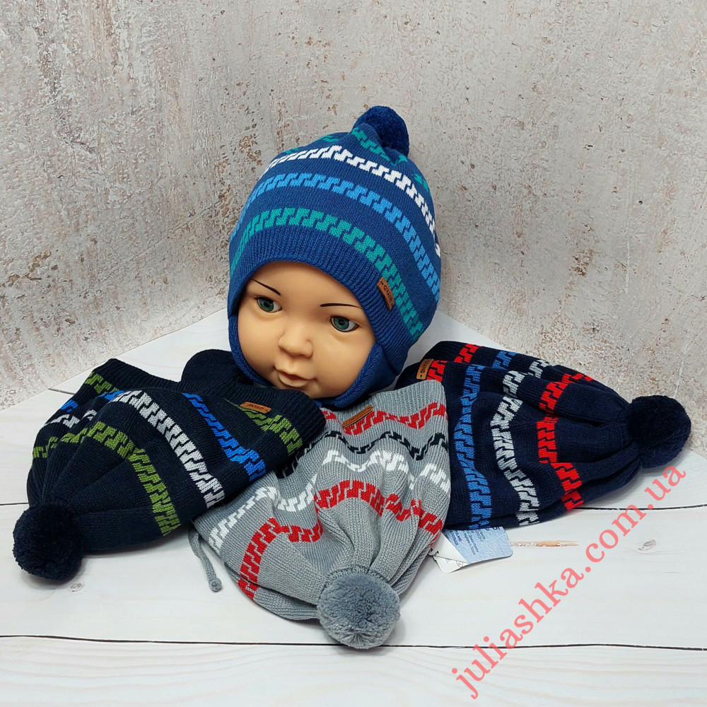 Ku519-D GRANS(48-50р.дитяча в’язана шапка)