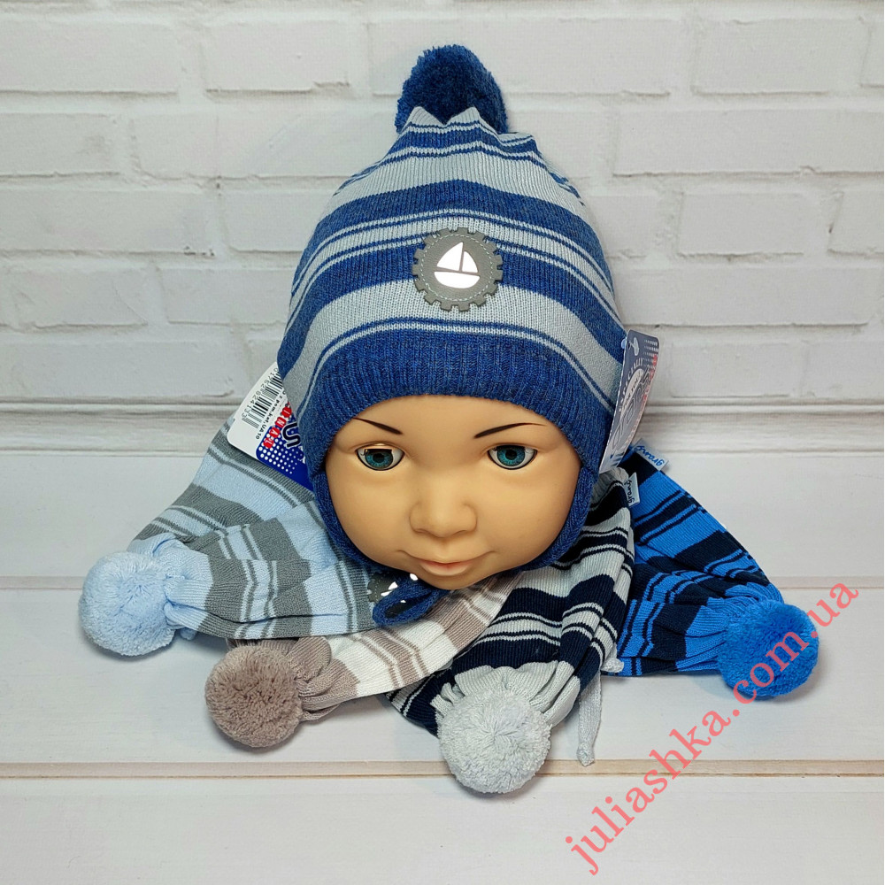 Ku509-D GRANS(42-44р.дитяча в’язана шапка)