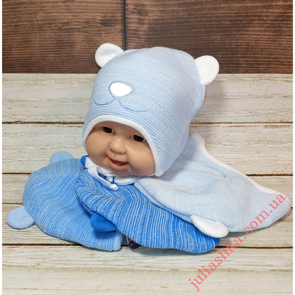 Ku504-D GRANS(38-40р.дитяча в’язана шапка)