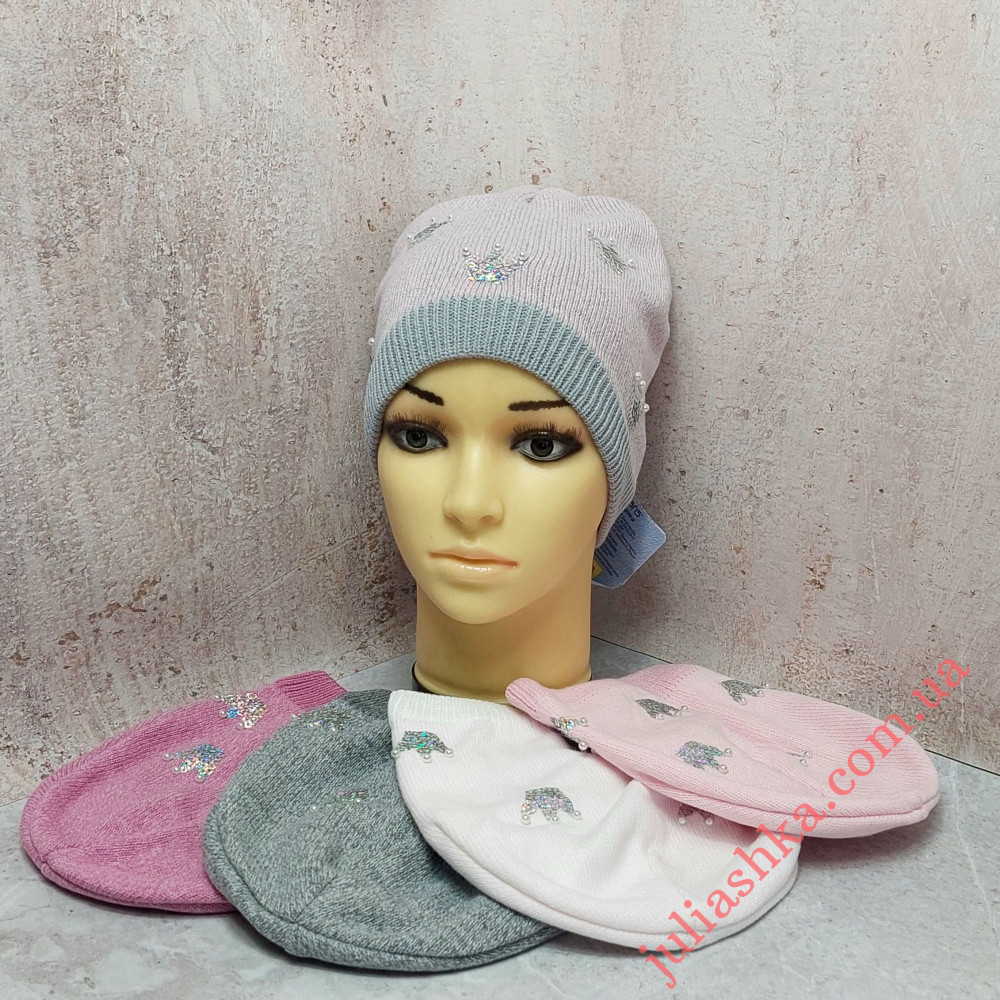 K562-D GRANS(50-52р.детская вязаная шапка)