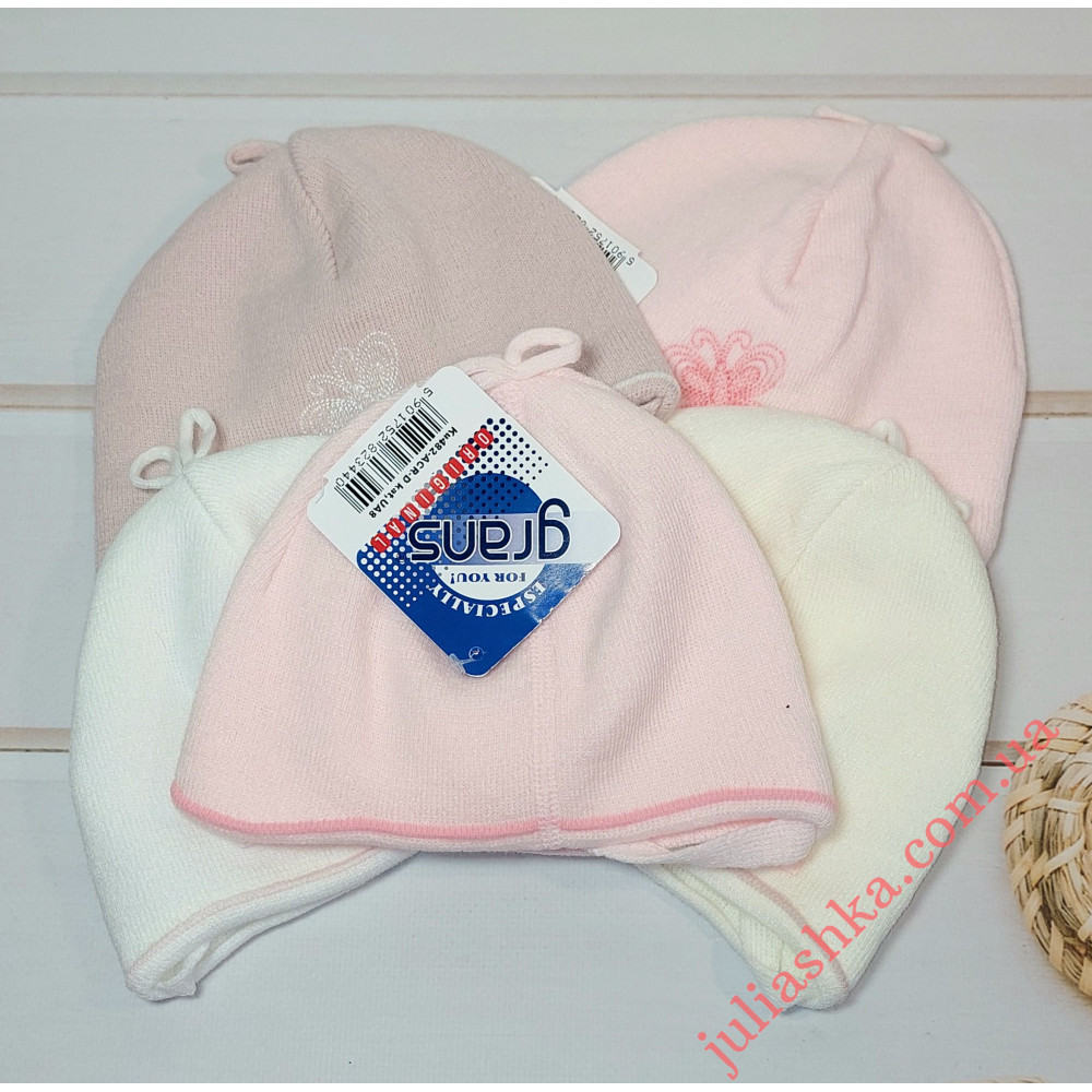 Ku482-D GRANS(36-38р.детская вязаная шапка)