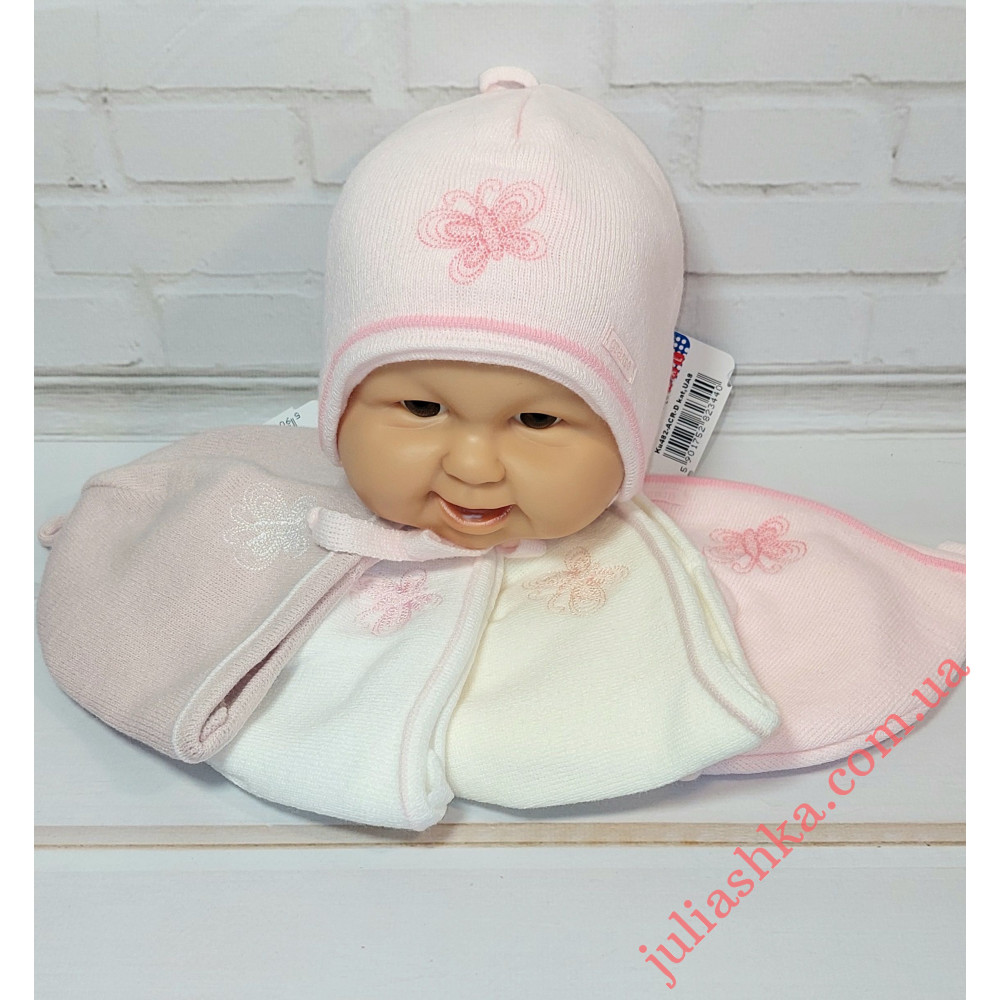 Ku482-D GRANS(36-38р.детская вязаная шапка)