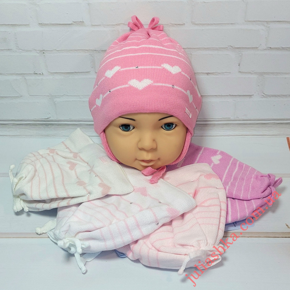 Ku487-D GRANS(40-42р.детская вязаная шапка)