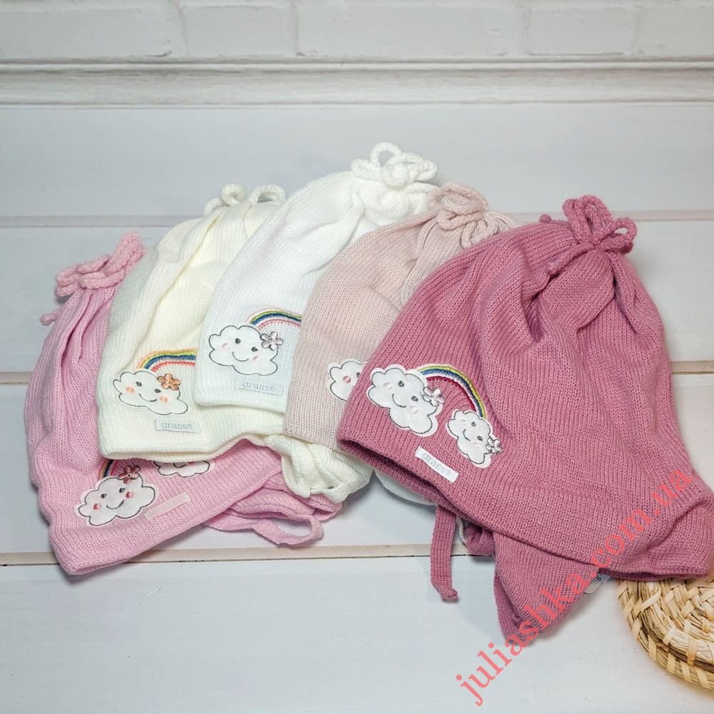 Ku493-D GRANS(46-48р.дитяча в’язана шапка)