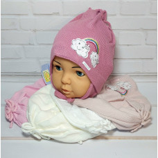 Ku493-D GRANS(46-48р.детская вязаная шапка)