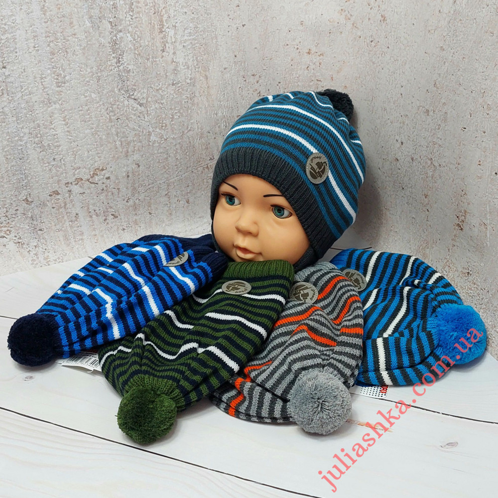 Ku517-D GRANS(48-50р.дитяча в’язана шапка)