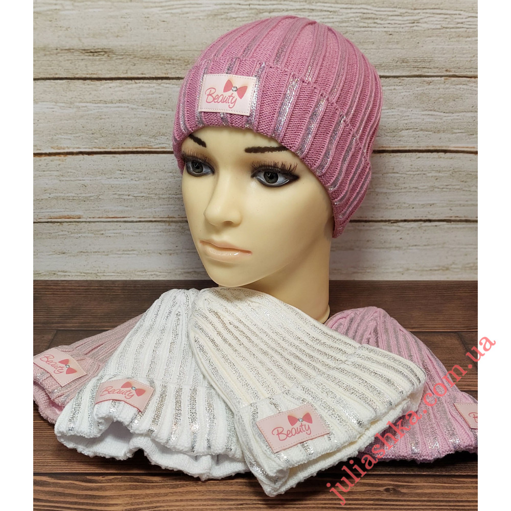 K563-D GRANS(50-52р.детская вязаная шапка)