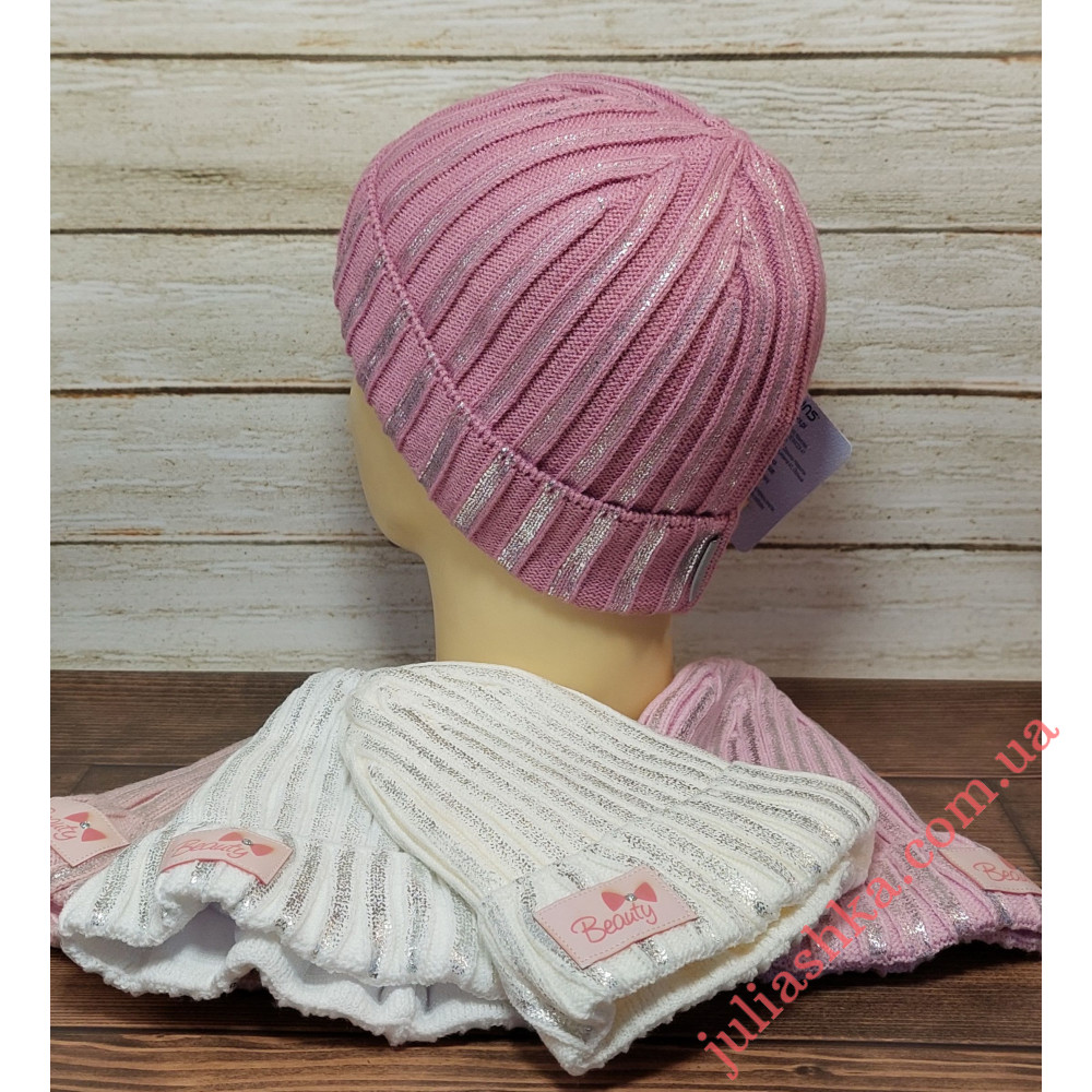 K563-D GRANS(50-52р.детская вязаная шапка)