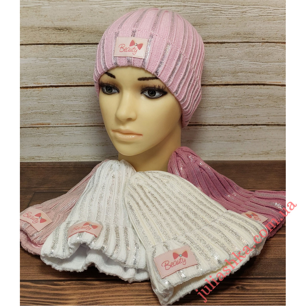 K563-D GRANS(50-52р.дитяча в’язана шапка)