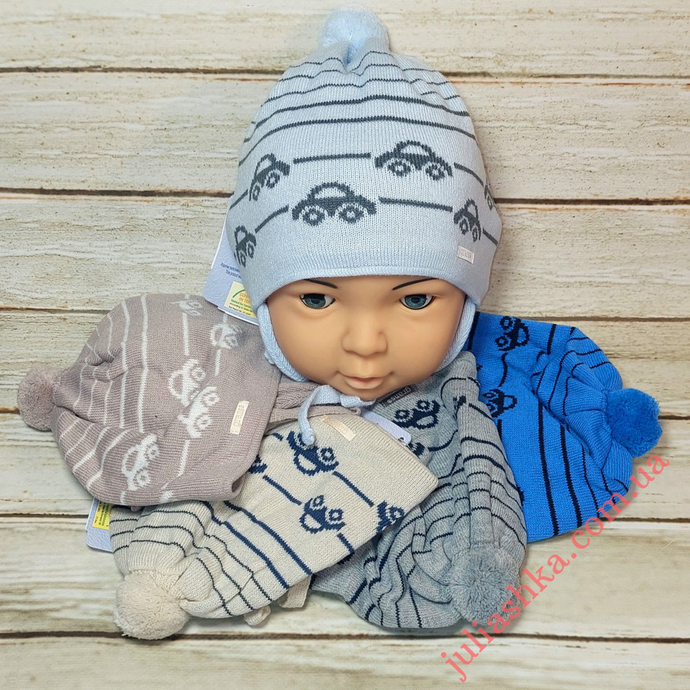 Ku507-D GRANS(40-42р.дитяча в’язана шапка)