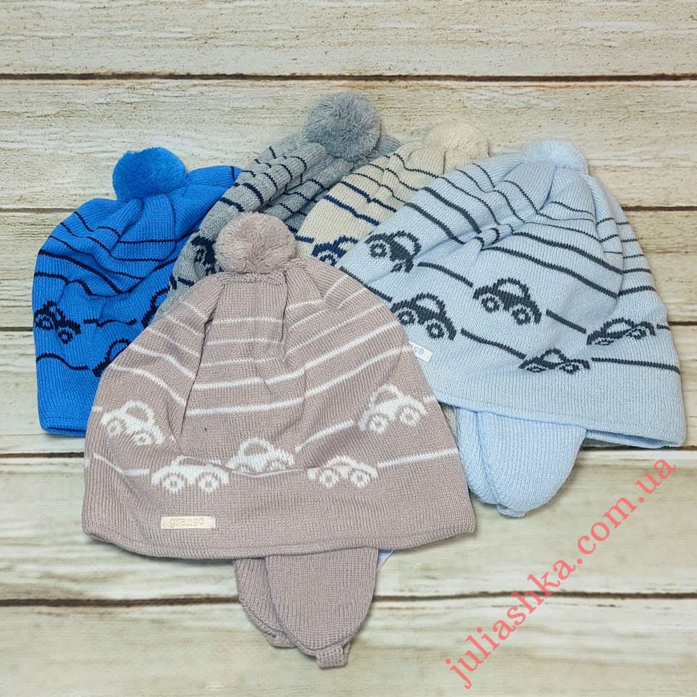 Ku507-D GRANS(40-42р.дитяча в’язана шапка)