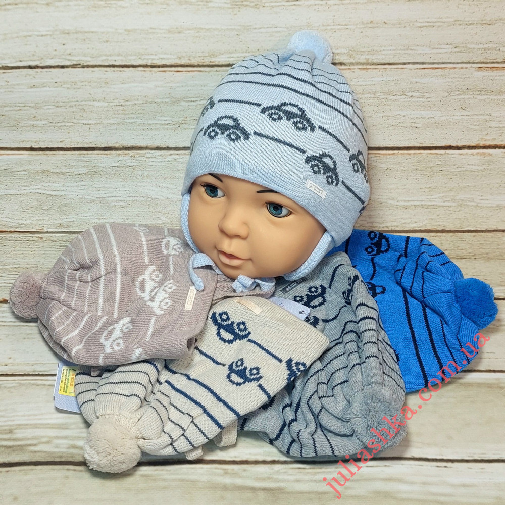 Ku507-D GRANS(40-42р.дитяча в’язана шапка)