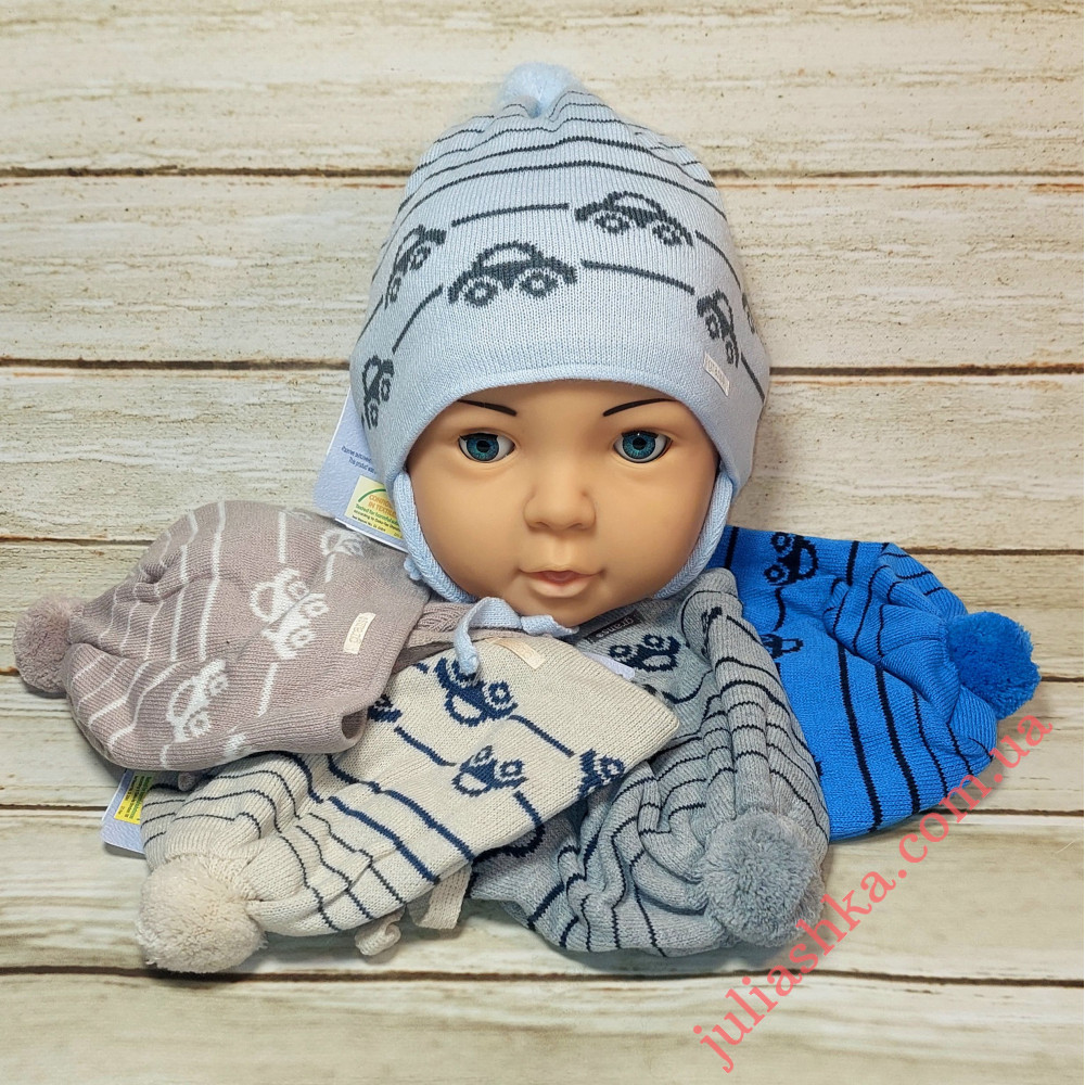 Ku507-D GRANS(40-42р.детская вязаная шапка)