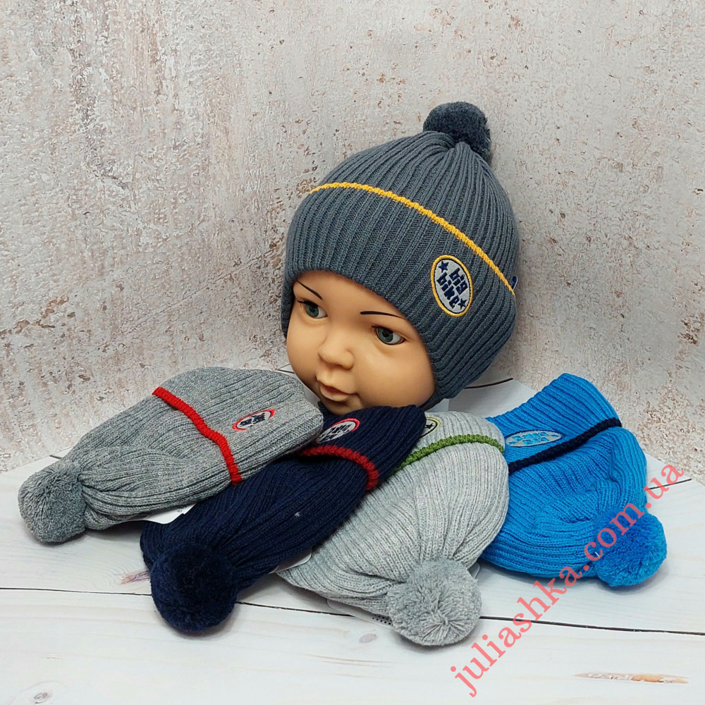 Ku510-D GRANS(42-44р.детская вязаная шапка)