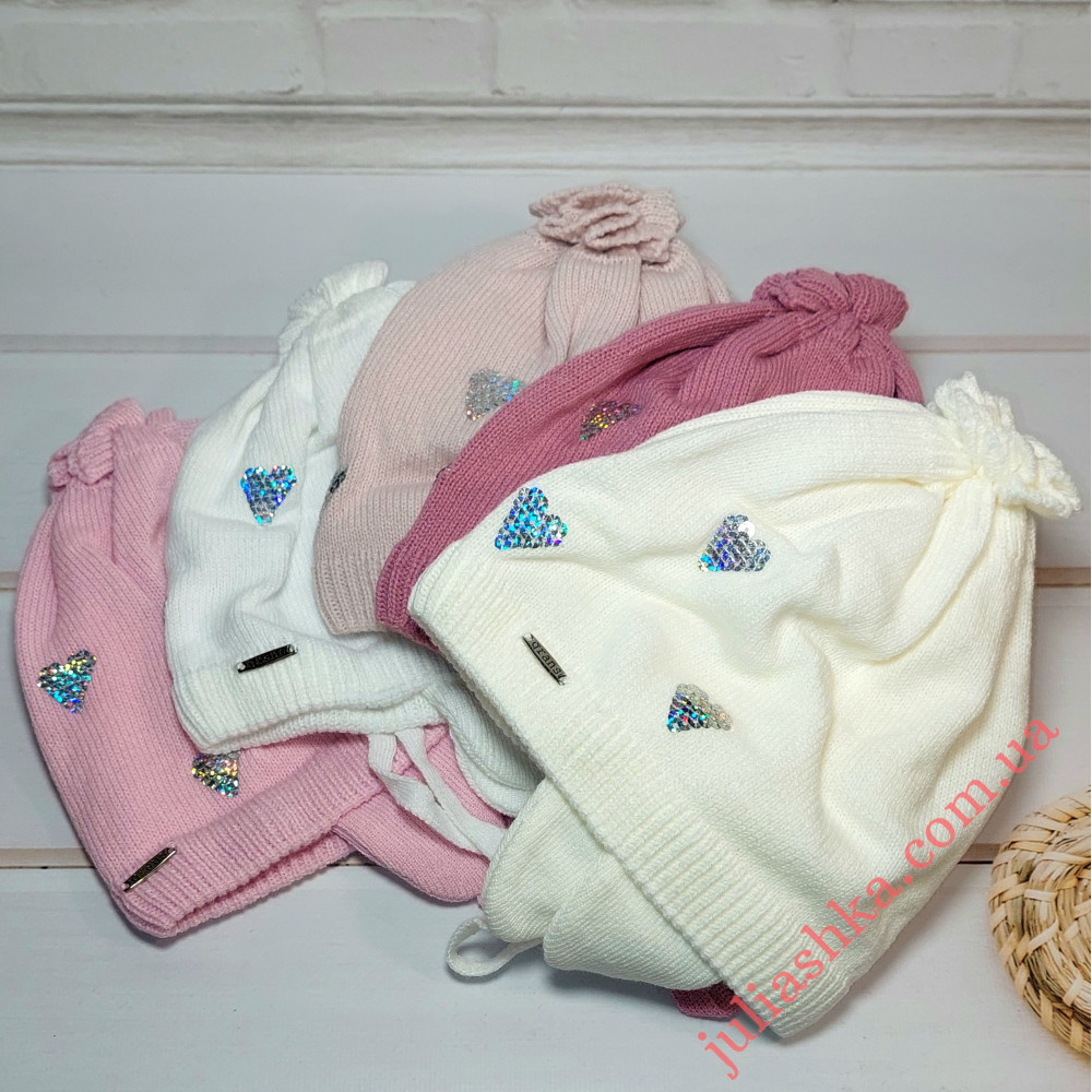 Ku496-D GRANS(48-50р.дитяча в'язана шапка)