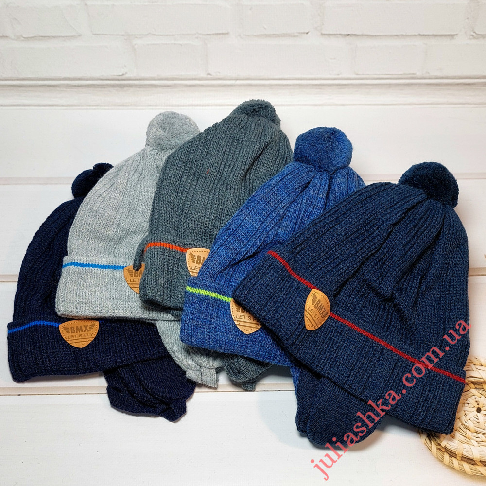Ku515-D GRANS(48-50р.детская вязаная шапка)