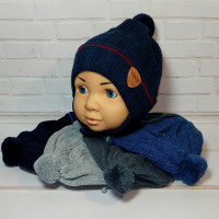 Ku515-D GRANS(48-50р.дитяча в'язана шапка) Ku515-D GRANS(48-50р.дитяча в'язана шапка)