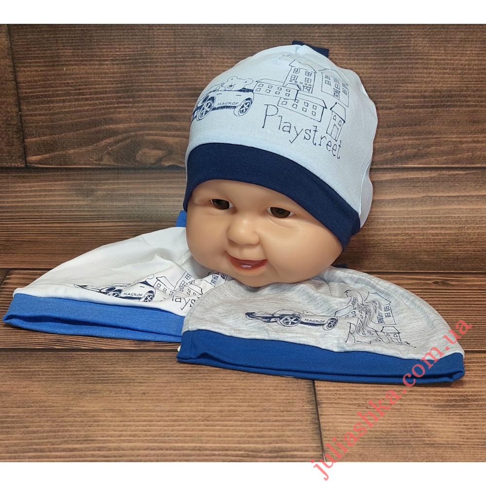 4324 MAGROF (36-42р.трикотажна шапка)