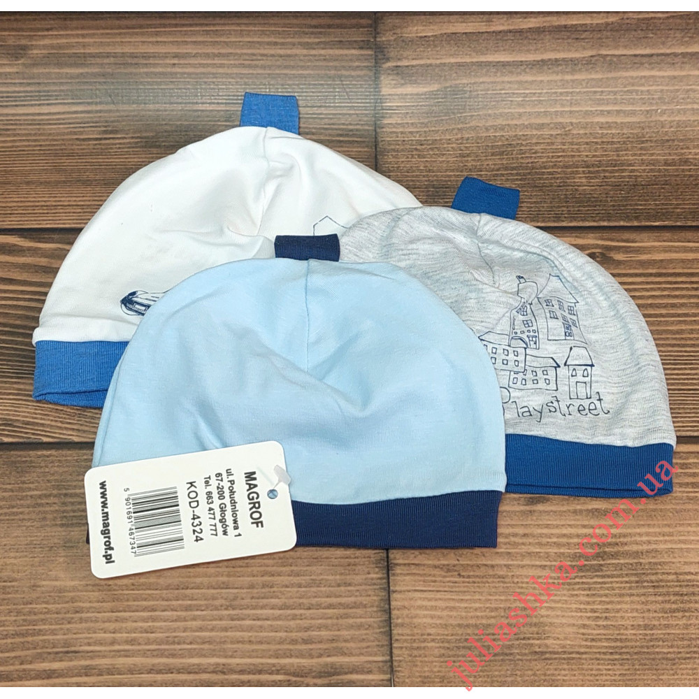 4324 MAGROF (36-42р.трикотажна шапка)