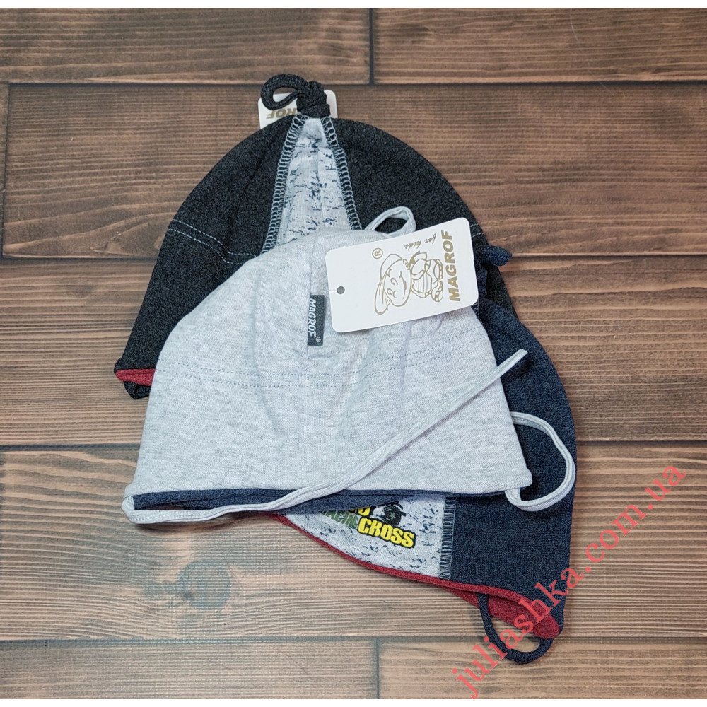 4336 MAGROF(44-50р.тепла трикотажна шапка)