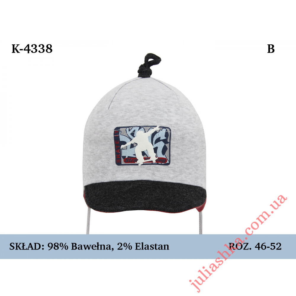 4338 MAGROF (46-52р.трикотажна шапка)