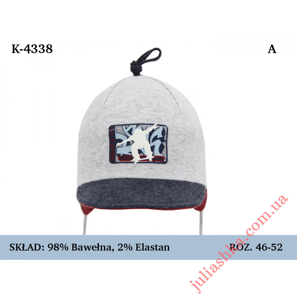 4338 MAGROF (46-52р.трикотажна шапка)