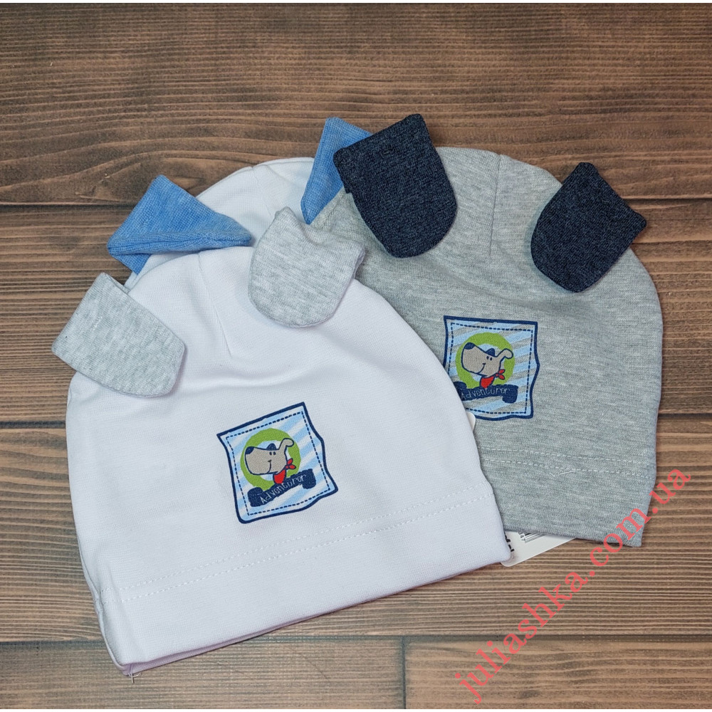 4355 MAGROF (44-48р.трикотажна шапка)