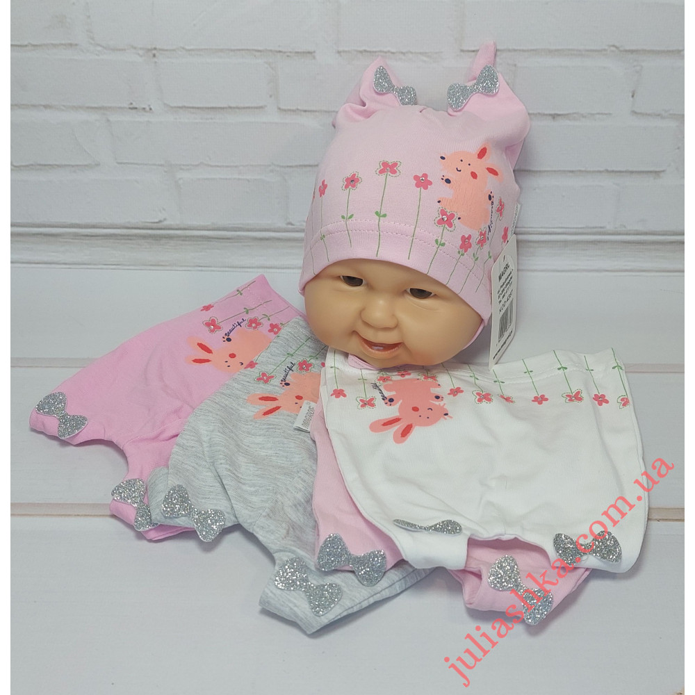 4357 MAGROF (36-42р.трикотажна шапка)