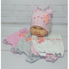 4357 MAGROF (36-42р.трикотажна шапка)