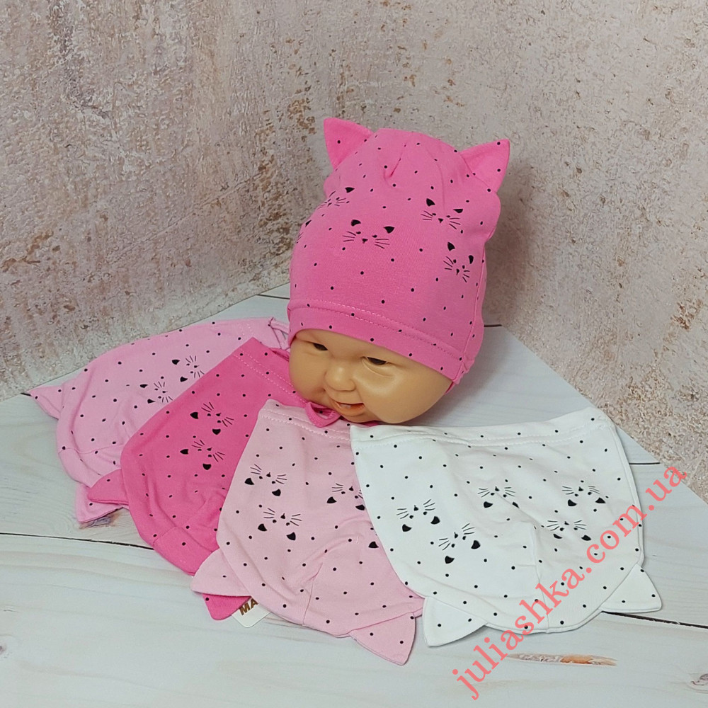 4358 MAGROF (38-42р.трикотажная шапка)