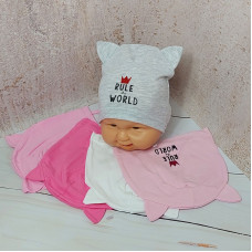 4362 MAGROF (38-42р.трикотажна шапка)