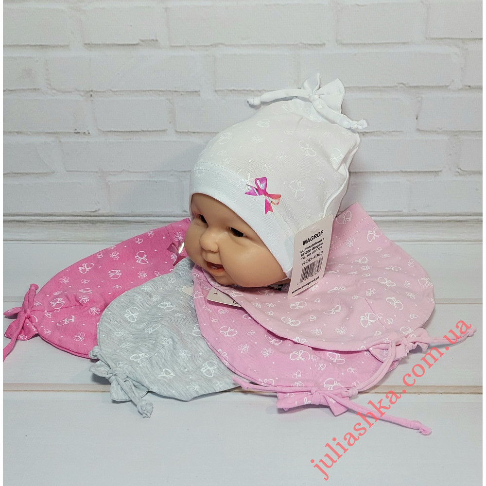 4363 MAGROF (36-42р.трикотажна шапка)