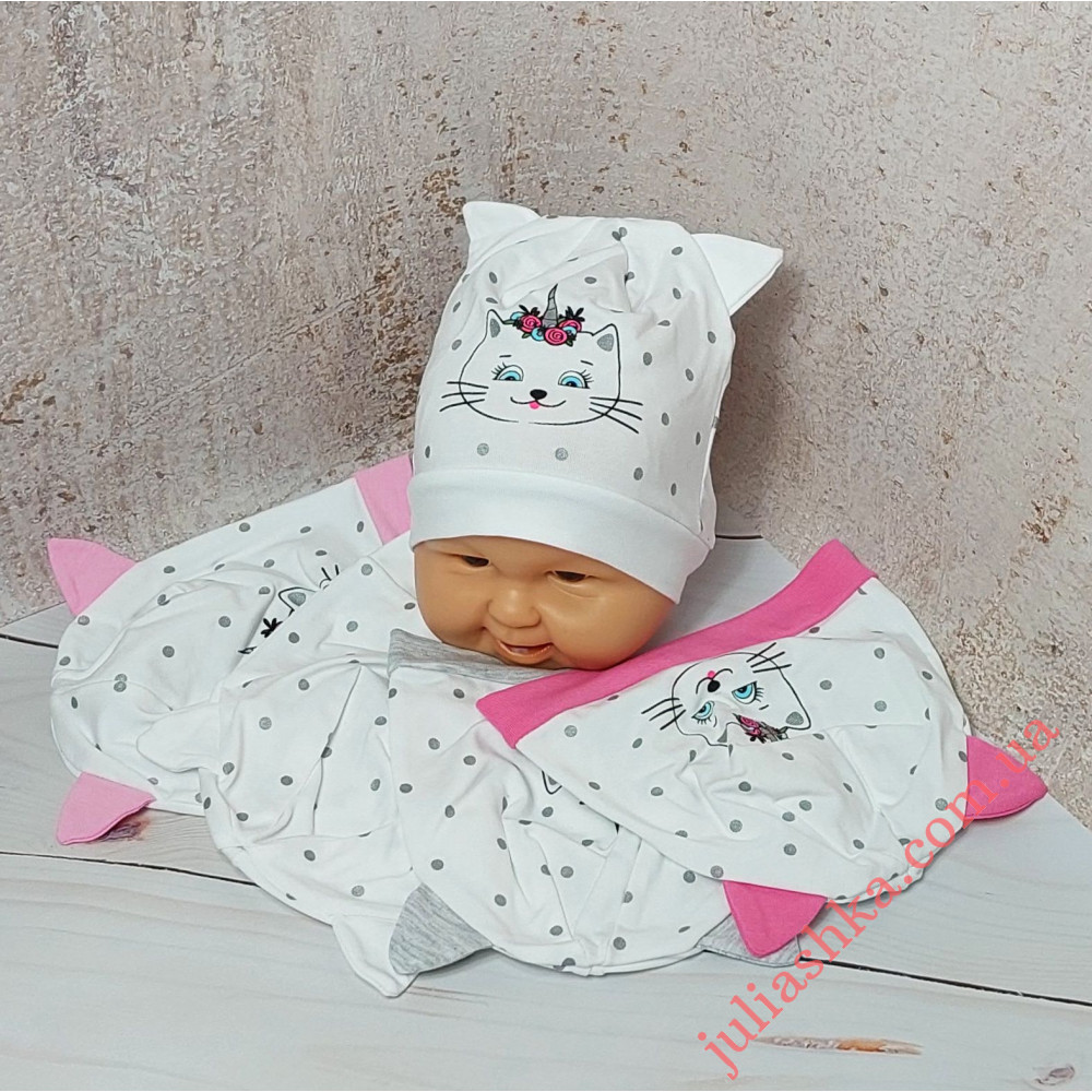 4365 MAGROF (40-44р.трикотажна шапка)