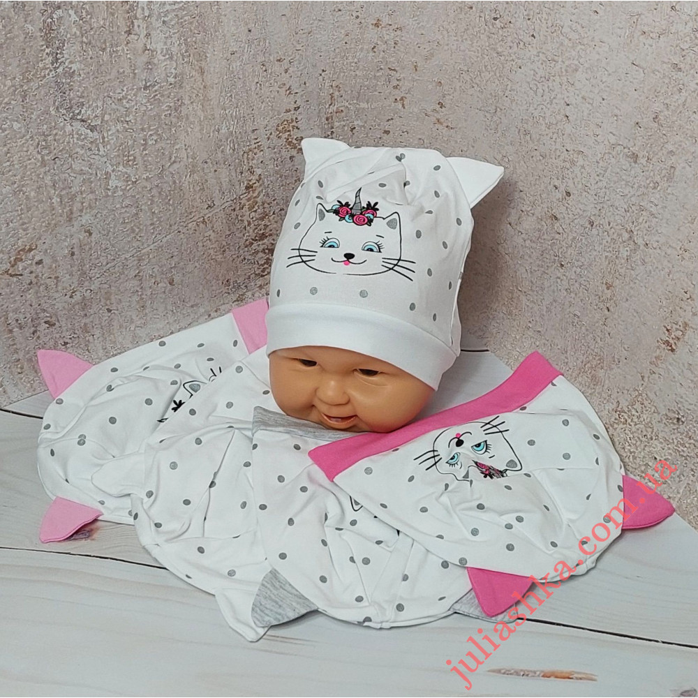 4365 MAGROF (40-44р.трикотажная шапка)