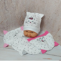 4365 MAGROF (40-44р.трикотажная шапка)