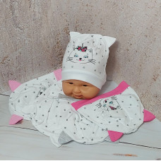 4365 MAGROF (40-44р.трикотажная шапка)