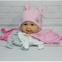 4368 MAGROF (36-42р.трикотажна шапка)