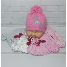 4371 MAGROF (38-42р.трикотажна шапка)