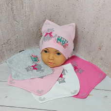 4379 MAGROF (44-48р.трикотажна шапка)