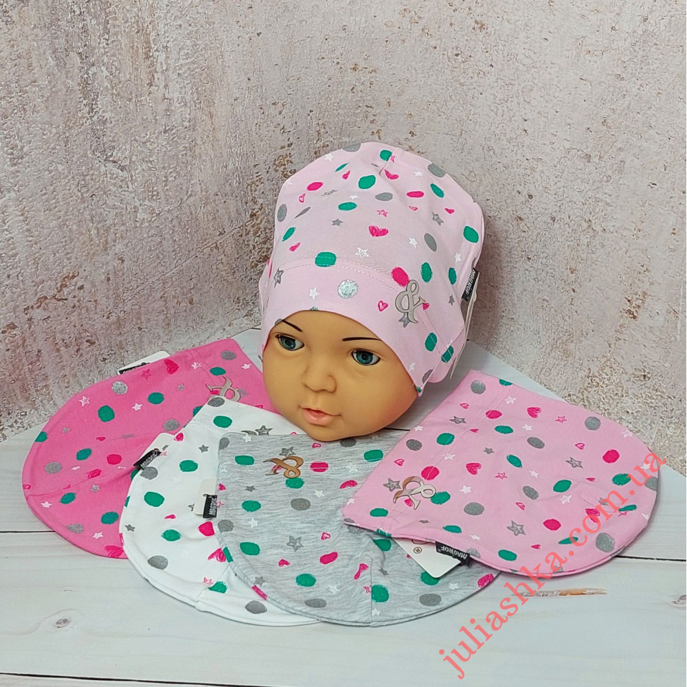 4380 MAGROF (44-48р.трикотажна шапка)