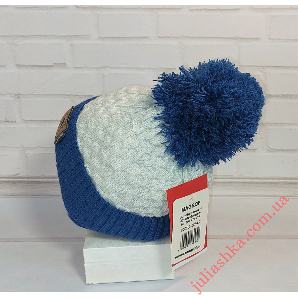 K-3742 MAGROF(40-44р.зимняя шапка для новорожденных)