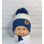 K-3742 MAGROF(40-44р.зимняя шапка для новорожденных)