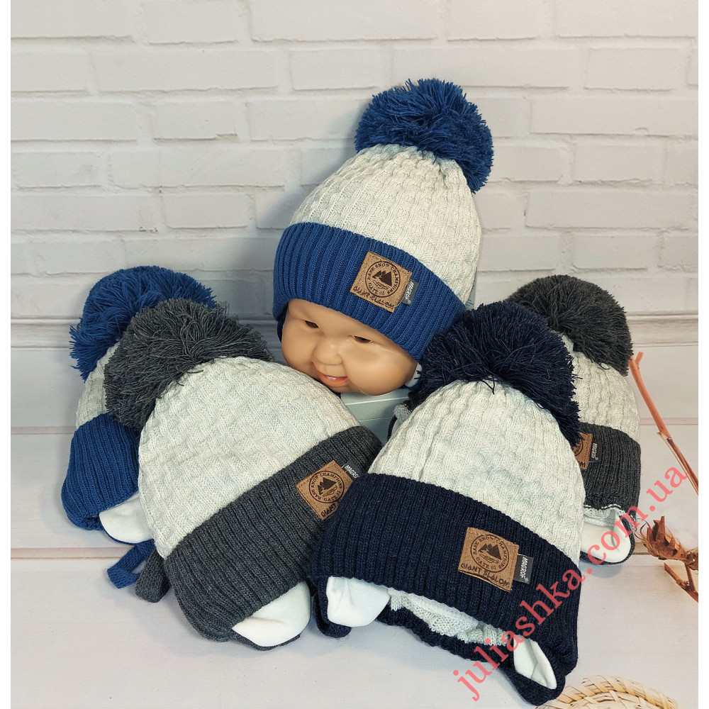 K-3742 MAGROF(40-44р.зимняя шапка для новорожденных)