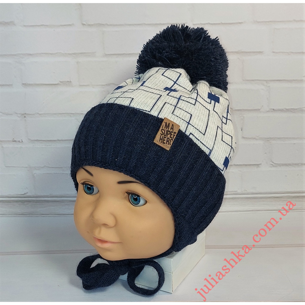 K-3733 MAGROF(44-48р.детская зимняя шапка)