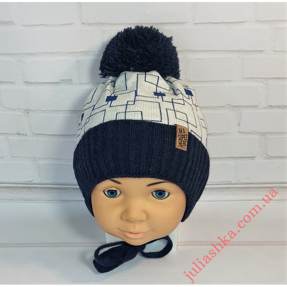 K-3733 MAGROF(44-48р.детская зимняя шапка)